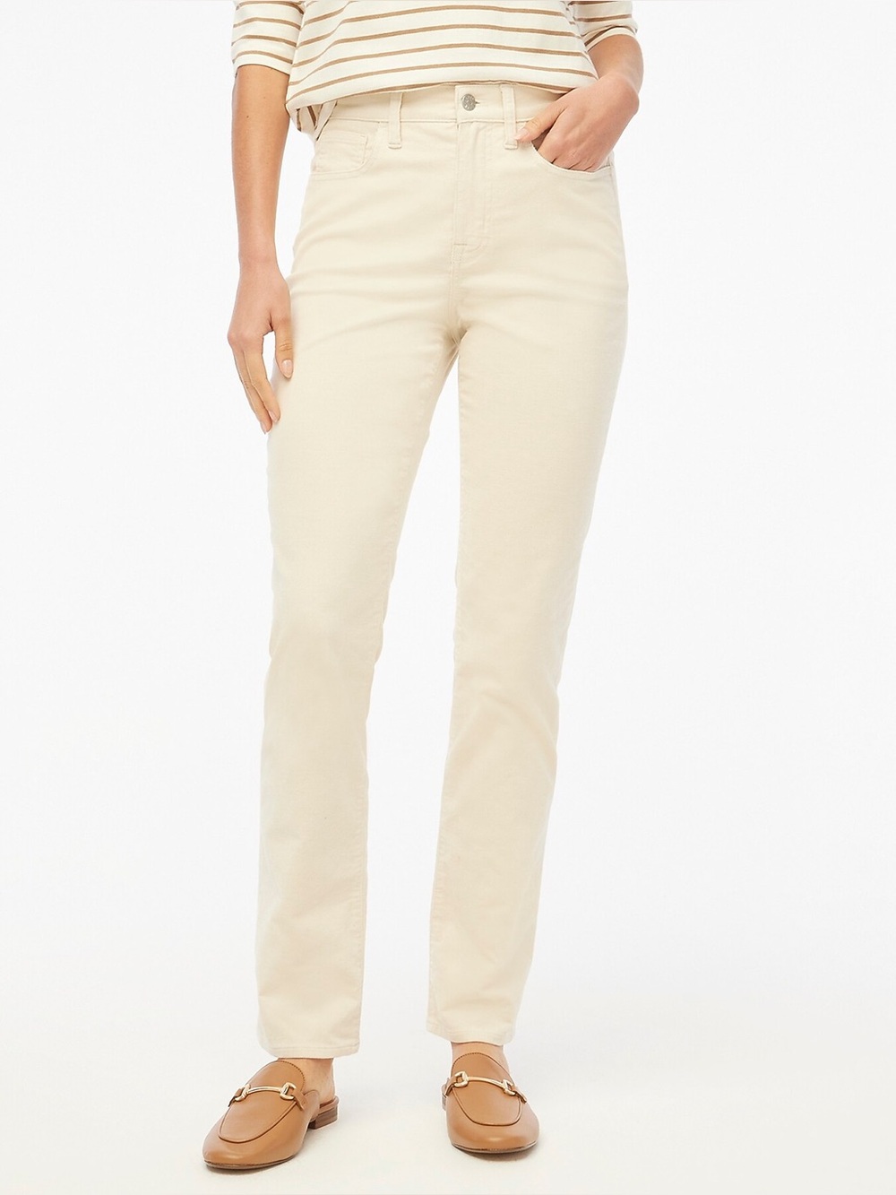 J.Crew Corduroy Full-Length Essential Straight Pant